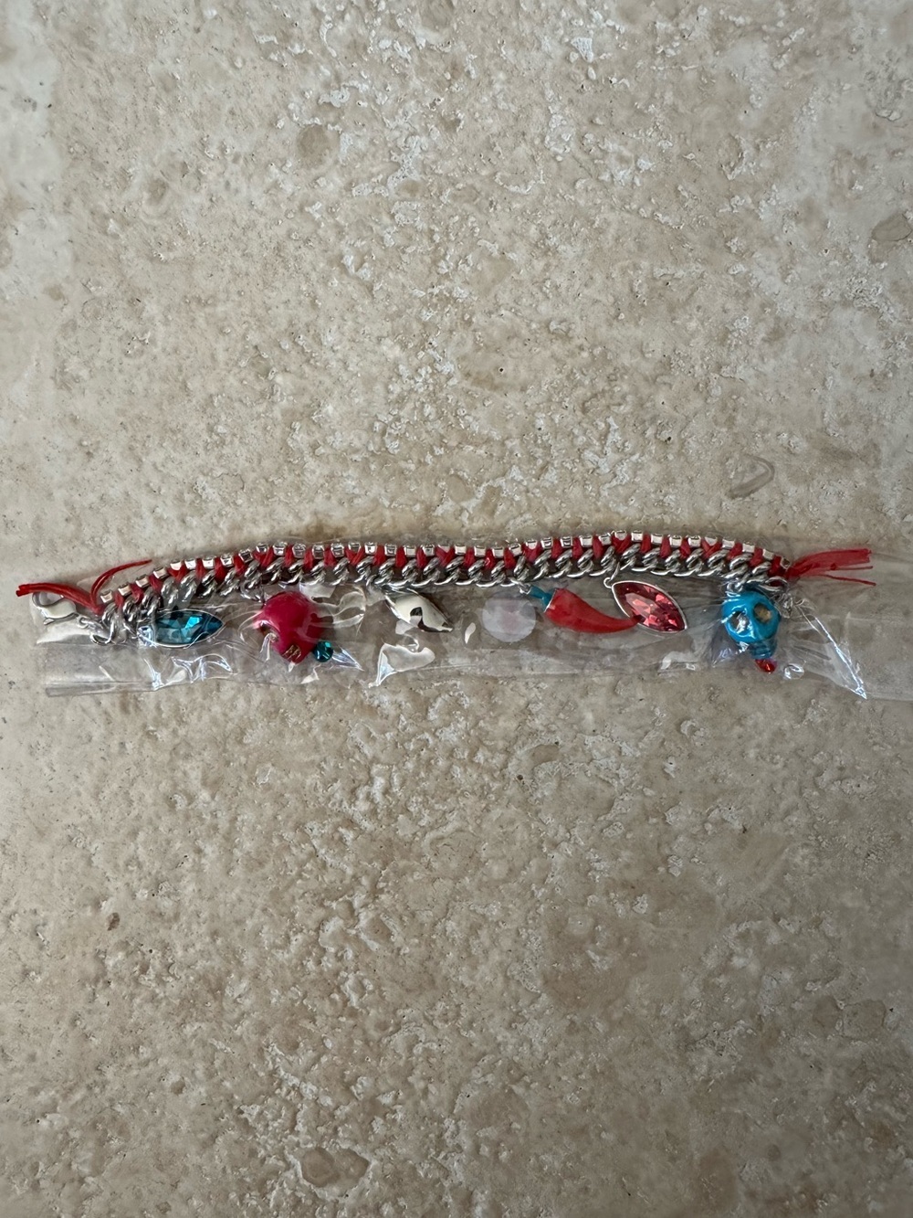 Swarovski Torpedo Skull Bracelet — NIB